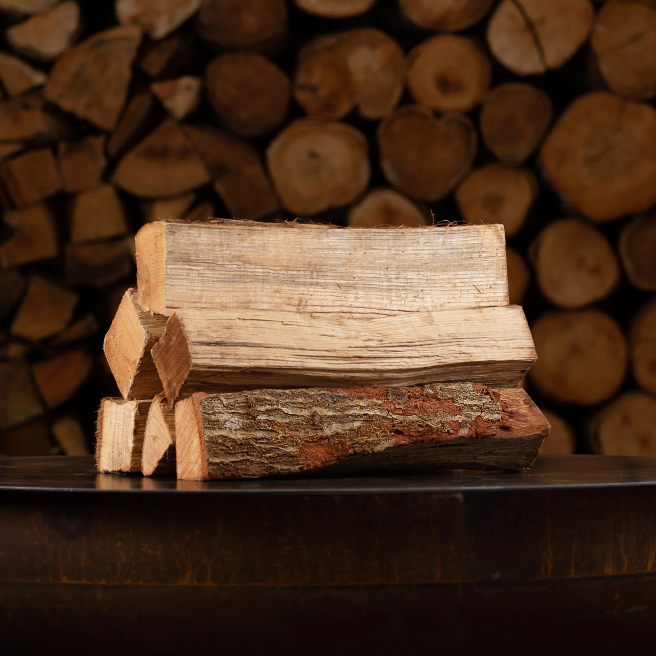 PREMIUM OAK FIREWOOD BOX